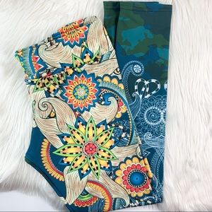 Wild Colorful Athletic Fitness Leggings